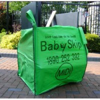 4 Yard 6 Yard Skip Dumpster Super Big Ton Bag Bulk Skip Bag Dumpster Construction Waste Industrial Garbage Skip FIBC Bag